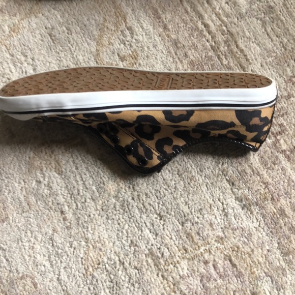COACH Kira Animal Leopard Print Designer Sneakers Cheetah Women's Size 9 1/2B - Picture 13 of 16